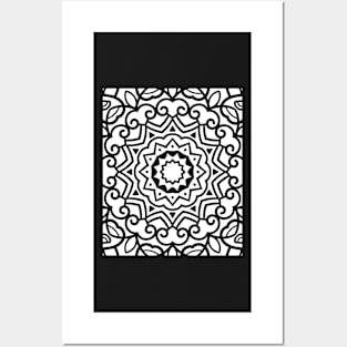Cool Mandala Geometric Design Posters and Art